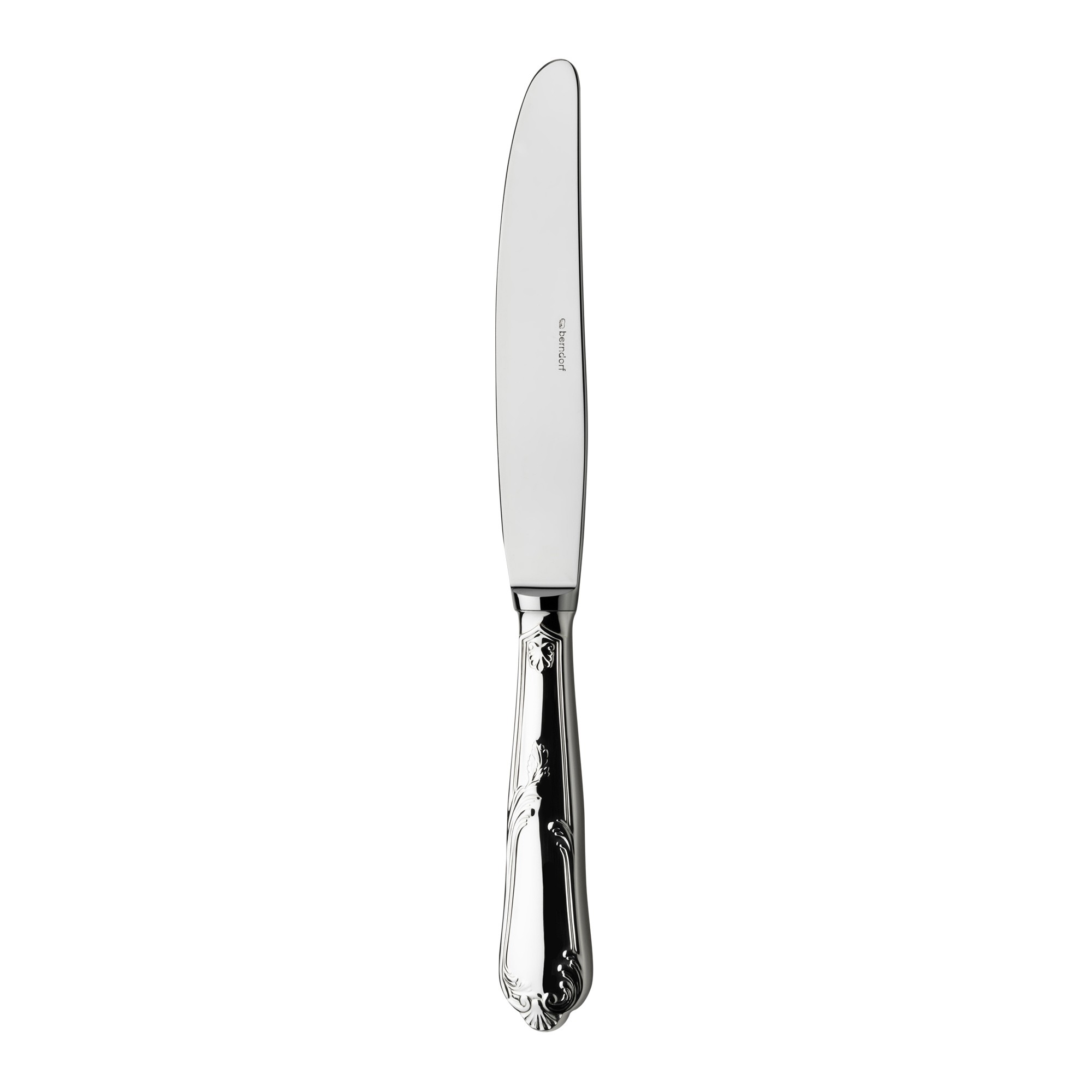Strieborný nôž stolový s dutým držadlom - Barock